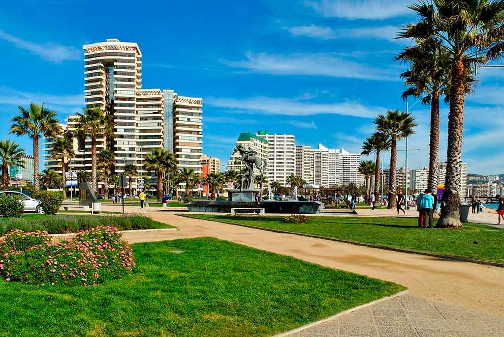 De Santiago para Valparaíso e Viña del Mar
